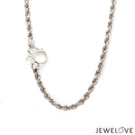 Load image into Gallery viewer, Men of Platinum | 3.75mm Platinum Rope Chain for Men JL PT CH 903-C   Jewelove.US
