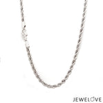 Load image into Gallery viewer, 3.5mm Platinum Rope Chain for Men JL PT CH 903-D   Jewelove.US
