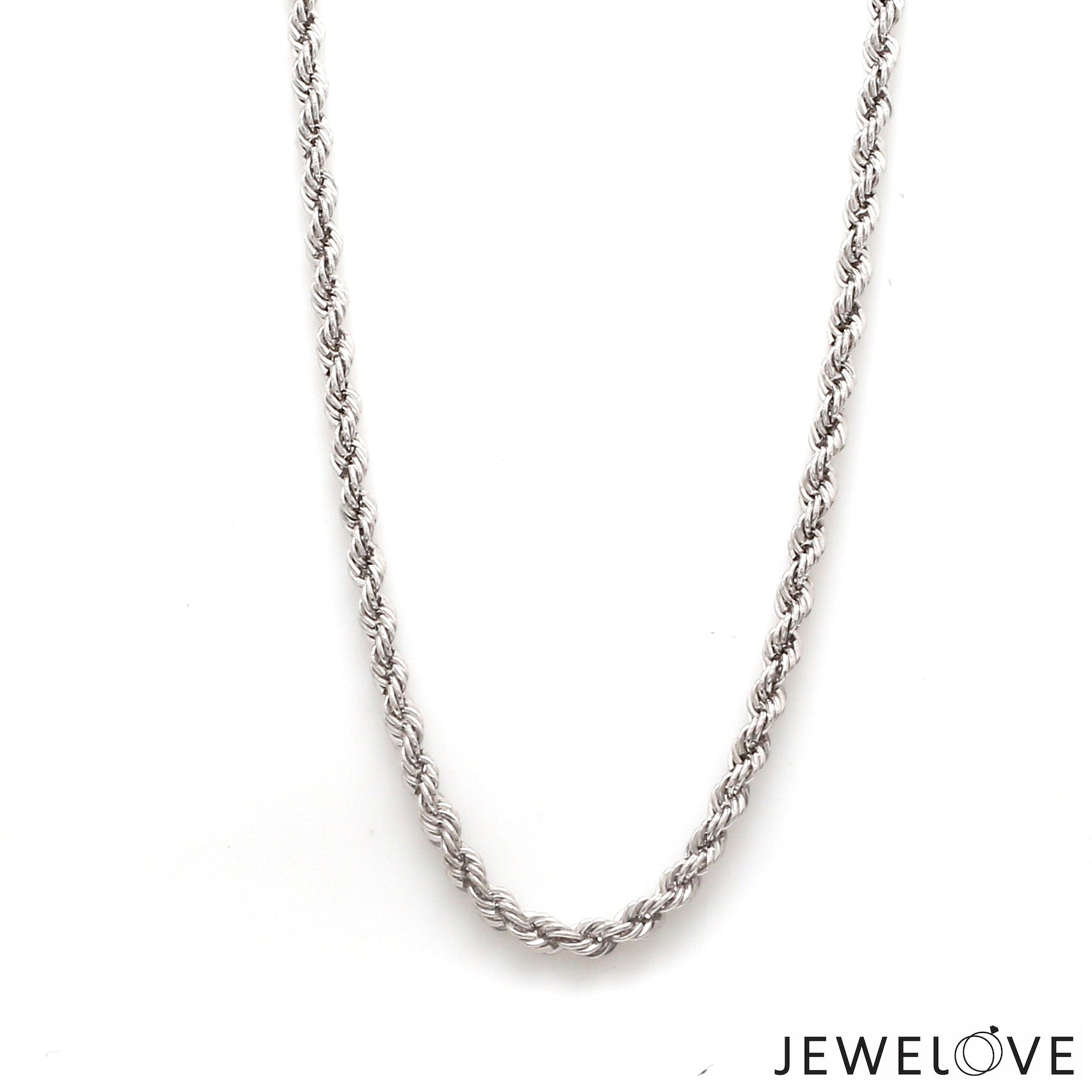 3.5mm Platinum Rope Chain for Men JL PT CH 903-D   Jewelove.US