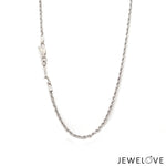 Load image into Gallery viewer, 2mm Cordell Platinum Rope Chain JL PT CH 903-E   Jewelove.US
