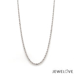 Load image into Gallery viewer, 2mm Cordell Platinum Rope Chain JL PT CH 903-E   Jewelove.US
