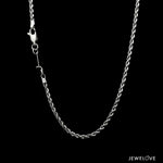 Load image into Gallery viewer, 2mm Cordell Platinum Rope Chain JL PT CH 903-E   Jewelove.US
