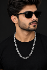 Load image into Gallery viewer, 5.5mm Platinum Rope Heavy Chain for Men JL PT CH 903-G
