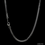 Load image into Gallery viewer, 2.5mm Japanese Platinum Curb Chain Uni-sex JL PT CH 982-C   Jewelove.US
