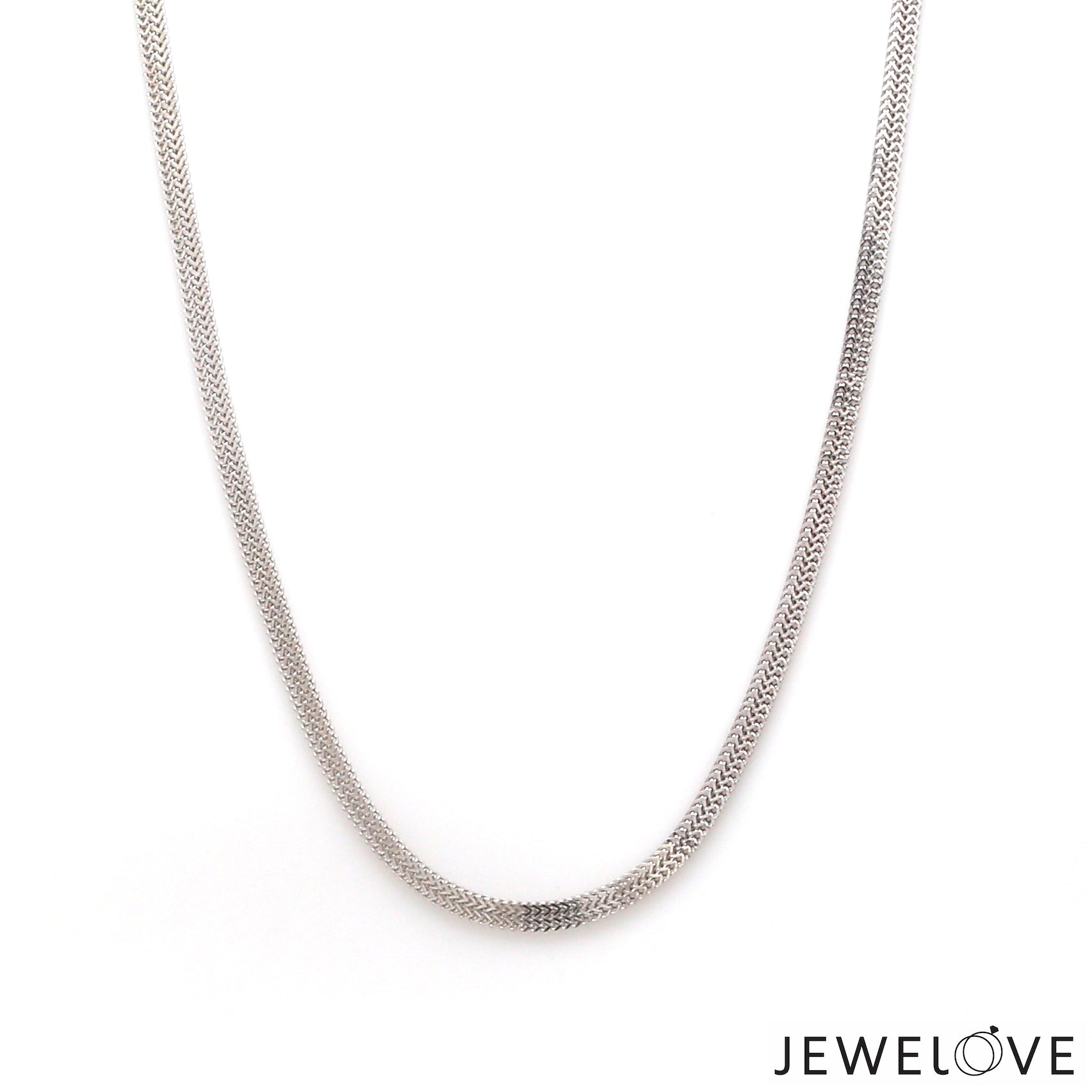 2.5mm Unisex V-Chain in Platinum JL PT CH 1388