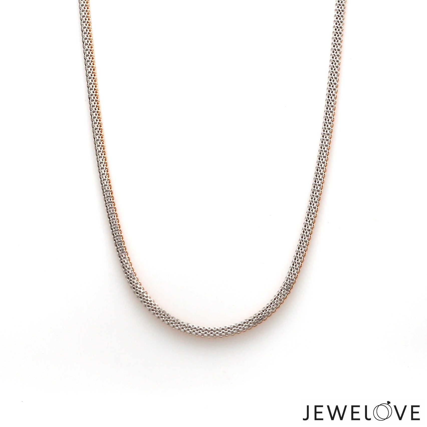 Men of Platinum | 18K Rose Gold Pendant with Double Side Chain for Men JL PT CH MSD 102