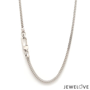 Men of Platinum | 18K Rose Gold with Black Enamel Chain for Men JL PT CH MSD 103