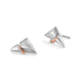 Load image into Gallery viewer, Evara Platinum Rose Gold Diamonds Earrings for Women JL PT E 312   Jewelove.US
