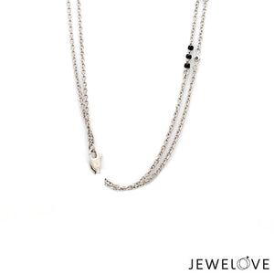 Platinum Diamond Mangalsutra Pendant with Chain JL PT MS 101   Jewelove.US