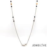 Load image into Gallery viewer, Platinum Rose Gold Mangalsutra Pendant Cable Chain JL PT MS 112   Jewelove.US
