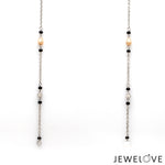 Load image into Gallery viewer, Platinum Rose Gold Mangalsutra Pendant Cable Chain JL PT MS 112   Jewelove.US
