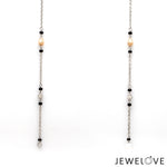 Load image into Gallery viewer, Platinum Rose Gold Mangalsutra Pendant Cable Chain JL PT MS 112   Jewelove.US
