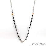 Load image into Gallery viewer, Platinum Rose Gold Diamond Mangalsutra Pendant Chain JL PT MS 113   Jewelove.US
