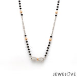 Load image into Gallery viewer, Platinum Rose Gold Diamond Mangalsutra Pendant Chain JL PT MS 113   Jewelove.US
