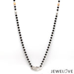 Load image into Gallery viewer, Platinum Rose Gold Diamond Mangalsutra Pendant Chain JL PT MS 115   Jewelove.US

