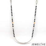 Load image into Gallery viewer, Platinum Rose Gold Diamond Mangalsutra Pendant Chain JL PT MS 115   Jewelove.US
