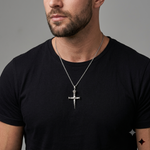 Load image into Gallery viewer, Platinum Cross Pendant JL PT P 243-C
