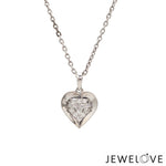 Load image into Gallery viewer, Platinum Evara Diamond Heart Pendant for Women JL PT P 326   Jewelove
