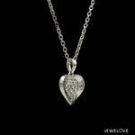 Load image into Gallery viewer, Platinum Evara Diamond Heart Pendant for Women JL PT P 326   Jewelove
