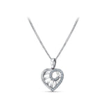 Load image into Gallery viewer, Evara Platinum Diamonds Heart Pendant JL PT P 328   Jewelove.US
