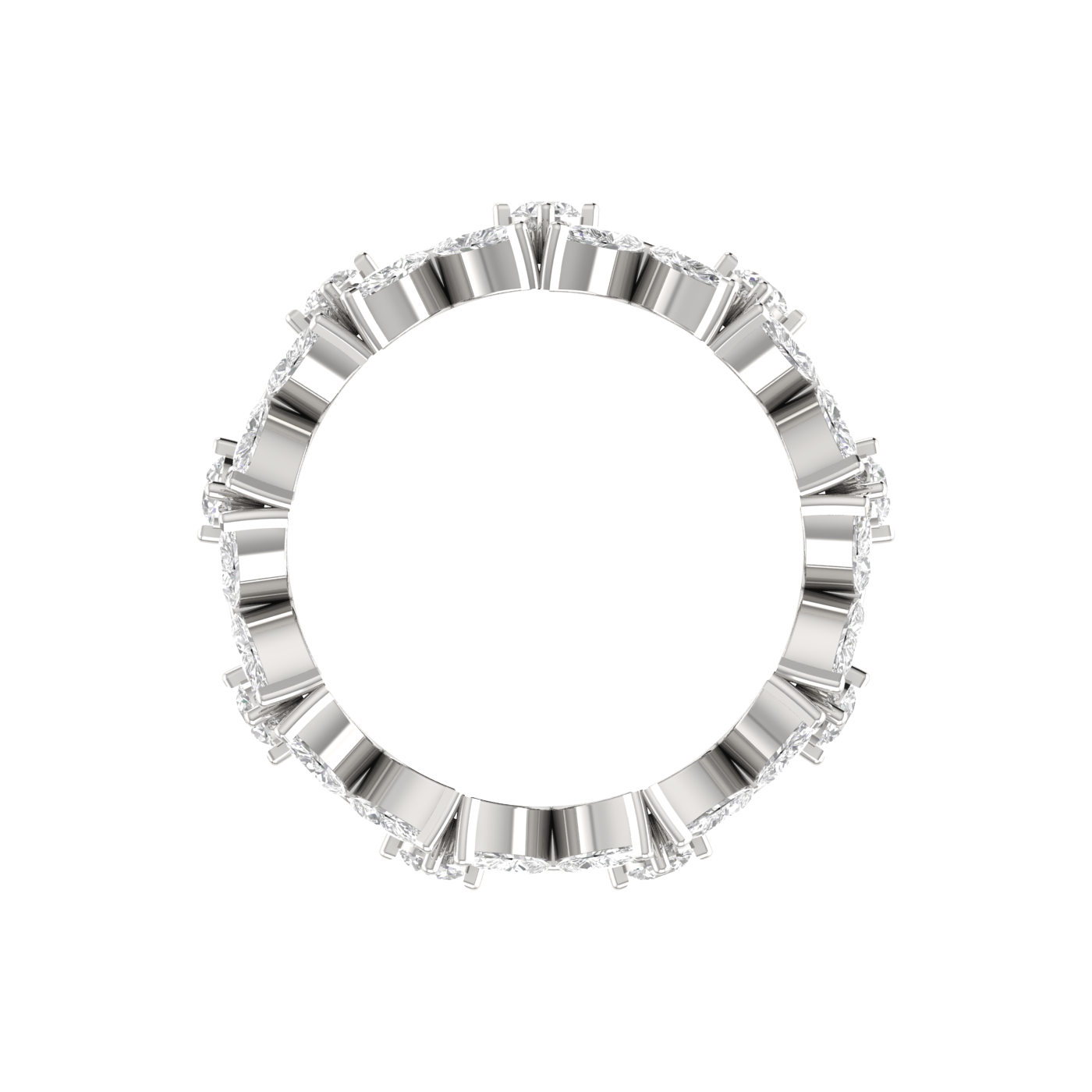 Designer Platinum Diamond Ring for Women JL PT RD RN 9292   Jewelove