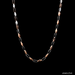 Load image into Gallery viewer, 2.75mm Platinum Rose Gold Chain for Men JL PT CH 1458
