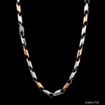 Load image into Gallery viewer, 4.5mm Platinum Rose Gold Chain for Men JL PT CH 1464

