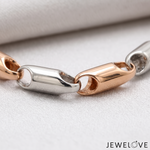 Load image into Gallery viewer, 4.5mm Platinum Rose Gold Chain for Men JL PT CH 1464
