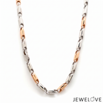 Load image into Gallery viewer, 4.5mm Platinum Rose Gold Chain for Men JL PT CH 1464
