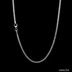 Load image into Gallery viewer, 1.75mm Platinum Flat Double Box Chain for Men JL PT CH 1469
