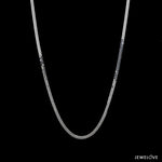 Load image into Gallery viewer, 1.75mm Platinum Flat Double Box Chain for Men JL PT CH 1469
