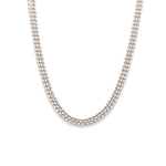 Load image into Gallery viewer, Japanese 3 Line Platinum Chain with Diamond Cut Balls JL PT CH 857   Jewelove.US
