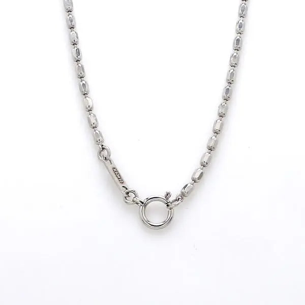 Japanese Cylindrical Balls Platinum Chain JL PT 741   Jewelove.US