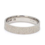 Load image into Gallery viewer, Japanese Platinum Love Bands with Dotted Texture JL PT 923   Jewelove.US
