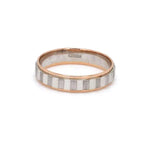 Load image into Gallery viewer, Japanese Platinum &amp; Rose Gold Couple Rings with Square Blocks JL PT 602   Jewelove.US
