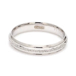 Load image into Gallery viewer, Japanese Rough Texture Platinum Love Bands JL PT 609  Men-s-band-only Jewelove.US
