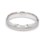 Load image into Gallery viewer, Japanese Rough Texture Platinum Love Bands JL PT 609  Women-s-Ring-only Jewelove.US
