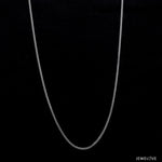 Load image into Gallery viewer, Japanese Simple Platinum Curb Chain 1.3mm SJ PTO 703   Jewelove
