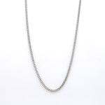 Load image into Gallery viewer, Japanese Simple Platinum Curb Chain 1.3mm SJ PTO 703   Jewelove
