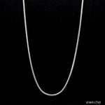 Load image into Gallery viewer, Japanese Thicker Plain Platinum Snake Chain for Men SJ PTO 712-A   Jewelove.US

