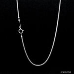 Load image into Gallery viewer, Japanese Thicker Plain Platinum Snake Chain for Men SJ PTO 712-A   Jewelove.US

