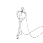 Load image into Gallery viewer, Key to Your Heart Platinum Pendant with Diamonds JL PT P 8198   Jewelove.US
