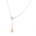 Load image into Gallery viewer, Lightweight Platinum + Rose Gold Chain for Women JL PT CH 764   Jewelove.US

