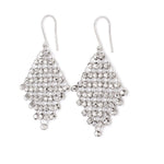 Load image into Gallery viewer, Limited Edition : Platinum Earrings with Flexible Diamond Cut Balls For Women JL PT E 181 Made in Japan   Jewelove.US
