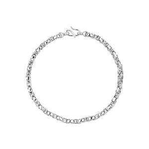 Linked Platinum Bracelet for Men JL PTB 687   Jewelove.US