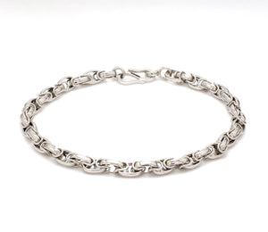 Linked Platinum Bracelet for Men JL PTB 687   Jewelove.US