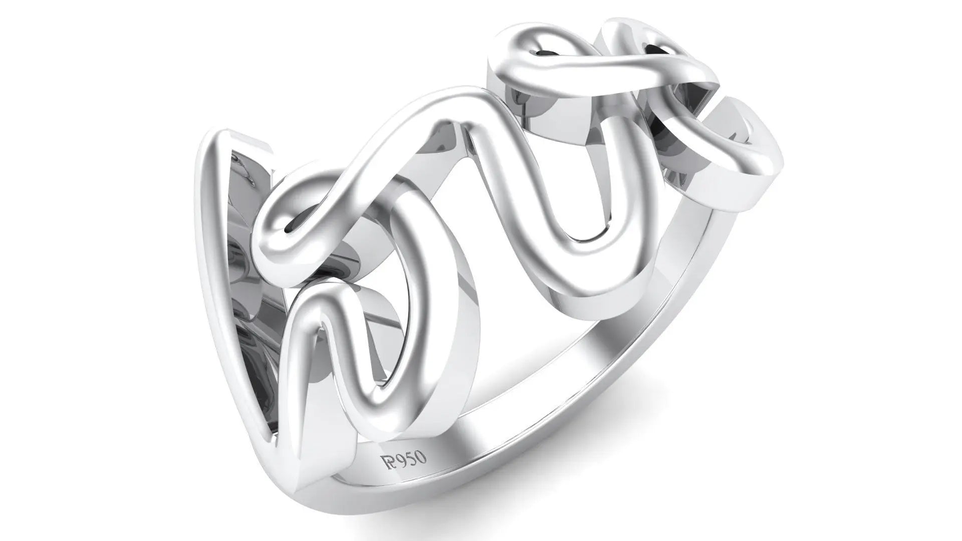 Love Platinum Ring for Women JL PT 457   Jewelove