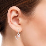 Load image into Gallery viewer, Lovers Kiss Platinum &amp; Rose Gold Earrings with Diamonds  JL PT E 8100   Jewelove.US
