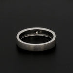 Load image into Gallery viewer, Matte Finish Platinum Love Bands with Parallel Lines JL PT 421   Jewelove
