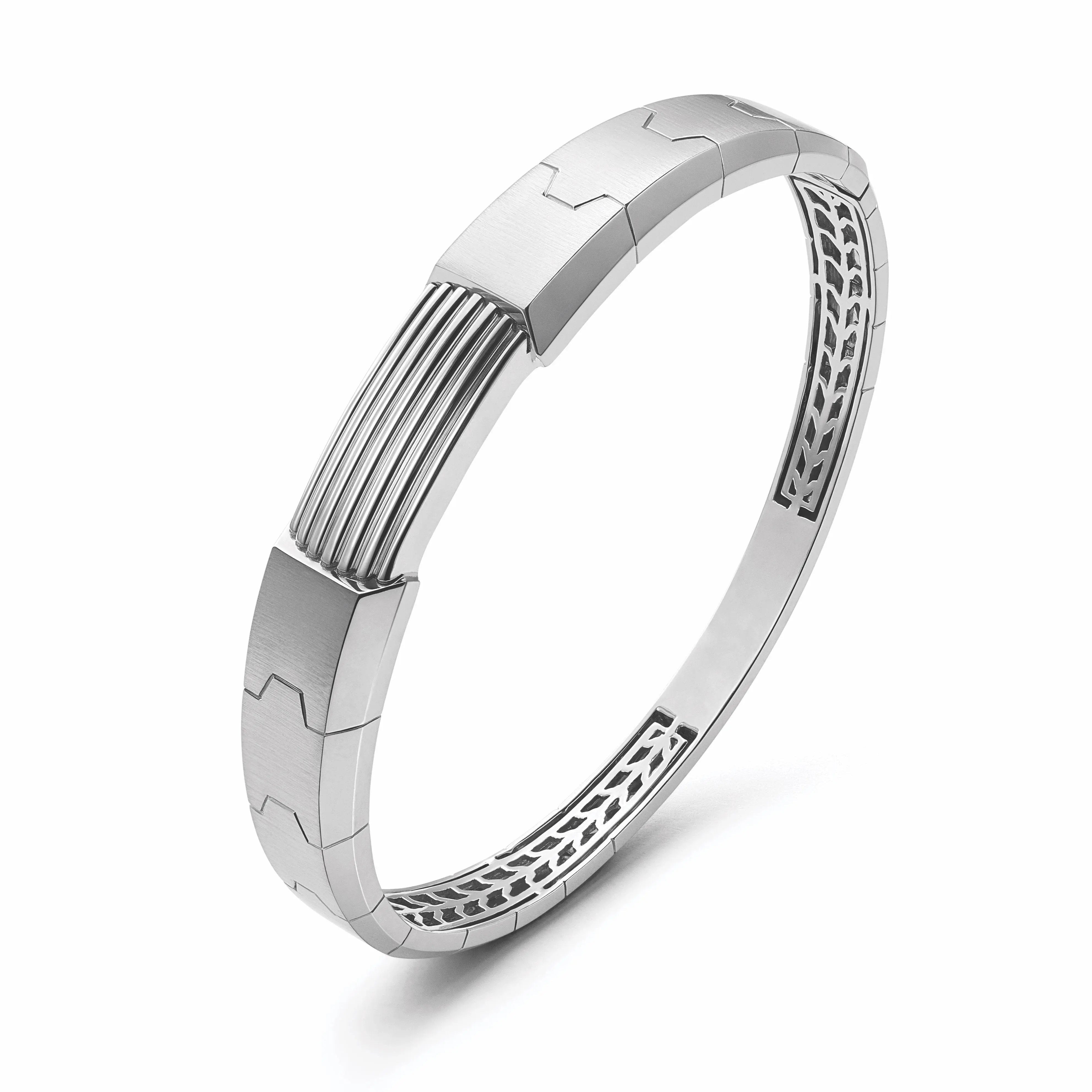 Men of Platinum | Designer Platinum Kada for Leaders JL PTB 648   Jewelove.US